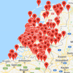 Overzicht stoelmasseurs BvS op kaart